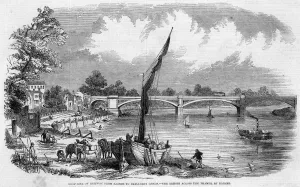 Sailing Prints: Barnes Railway Bridge