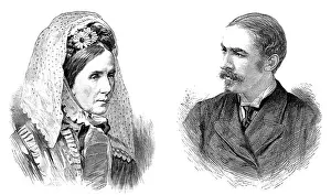 1881 Prints: Baroness Burdett-Coutts and William Ashmead Burdett-Coutts B