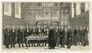 L Aw Prints: Barristers Called to Bar - Middle Temple Hall, London