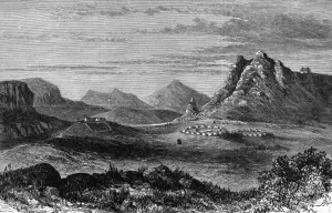 Landscape Prints: Basuto Gun War, 1880 - Thaba Bosigo