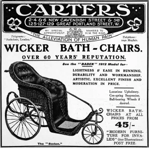 Invalids Prints: Bath-chair
