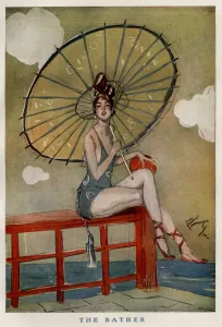 Swimmer Prints: The Bather - Domergue
