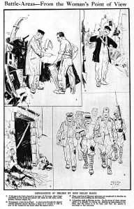 Destruction Prints: Battle Areas - from the womans point of view, Helen McKie
