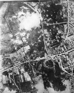 Holes Prints: Battle-ground from the air