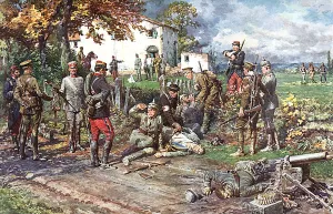 Matania Prints: After the Battle by Matania, 1914