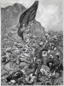 Defence Prints: Battle of Omdurman - capture of the Khalifas standard