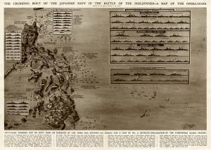 Operations Prints: Battle of the Philippines by G. H. Davis
