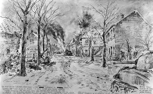 King Prints: Battle at the Schilberg Cross-roads; Second World War, 1945