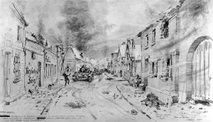 Holding Prints: The Battle in Susteren; Second World War, 1945
