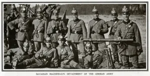 Telescope Prints: Bavarian machine-gun detachment of the German army, 1914
