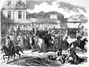 Shops Prints: Bazaar at Kadikol, near Balaklava, Crimean War, 1856