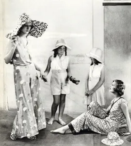 Beach Prints: Beach pyjamas, 1931