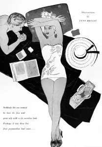 August Prints: Beach Scene, 1955