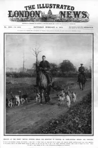 Mounted Prints: Beagles at the Front