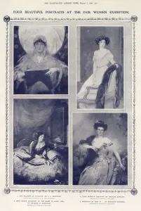 Beautiful Prints: Four beautiful portrait studies at the Fair Women Exhibition