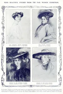 Beautiful Prints: Four beautiful portrait studies at the Fair Women Exhibition