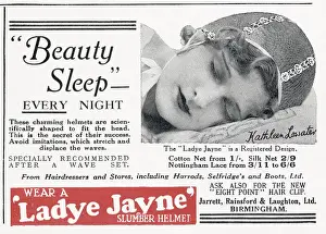 Hair Prints: Beauty sleep every night'. Helmets that were scientifically shaped to fit the head