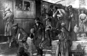 December Prints: Belgian Civilians being deported to Germany, 1916