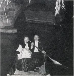 Prints of Belinda Stobart and Mr D. K. Wilson out on the river during the May Ball, held by 1st and 3rd Trinity Boat Club at Trinity College September Prints: Belinda Stobart and Mr D. K. Wilson out on the river during the May Ball
