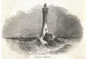 Lamps Prints: Bell Rock Lighthouse, near Arbroath, Scotland