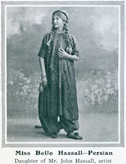 Prints of Belle (Isobel). Hassall, daughter of the artist John Hassall, pictured in her costume at the Mansion House Childrens Ball in January 1911 July Prints: Belle (Isobel) Hassall, daughter of the artist John Hassall