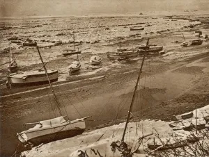 Creek Prints: Benfleet Creek during the winter of 1947