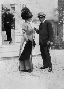 Personalities Prints: Bernard Partridge and wife at Monte Carlo, 1910