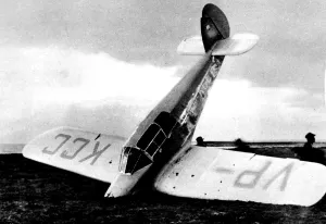 Atlantic Prints: Beryl Markhams aeroplane in a Cape Breton Bog, 1936