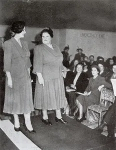 Modelling Prints: Bessie Braddock as outsize fashion queen