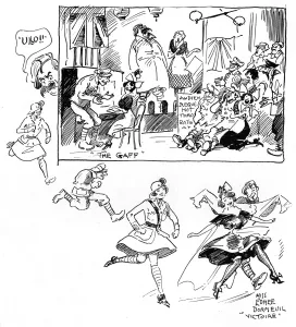 Cast Prints: The Better Ole at the Oxford Theatre in 1917