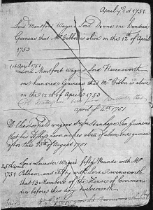 Eighteenth Prints: The Betting Book at Whites club