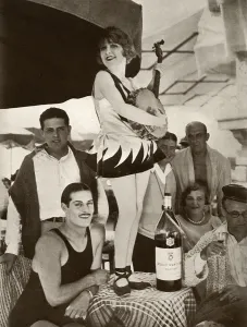 Parties Prints: Betty Balfour at Antibes, French Riviera