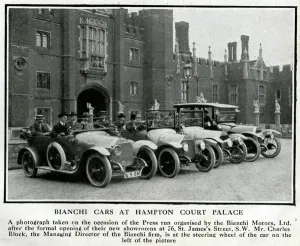 Drive Prints: Bianchi cars at Hampton Court Palace, London