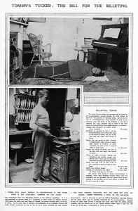 Floor Prints: The Bill for Billeting Soldiers, WW1