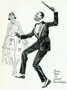 Twenties Prints: Binne Hale & Ernest Trimmingham - Actors in The Dippers