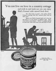 Powder Prints: Birds Custard advertisement 1927