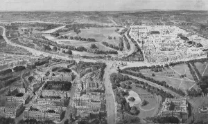 Posh Prints: Birds-eye view of the Social London, 1914