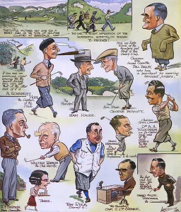 Course Prints: Birkdale Golf Club and some of its members by Mel