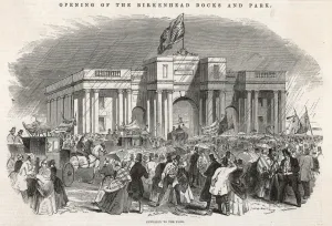 Umbrellas Prints: Birkenhead Park Opened