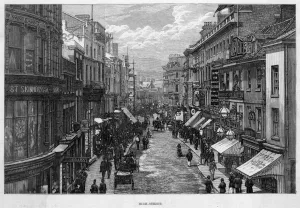 1887 Prints: Birmingham High Street