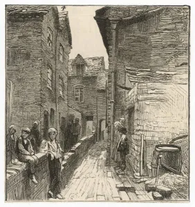 Birmingham Prints: Birmingham Slum 1876