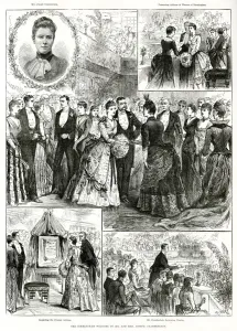 Chamberlain Prints: Birmingham welcome to Mr and Mrs Chamberlain 1899