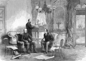 Berlin Prints: Bismarck and Disraeli at the Kaiserhof Hotel, Berlin, 1878