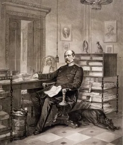 Desk Prints: Bismarck in Study / Iln 75