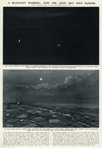 Fields Prints: Blackout warning by G. H. Davis