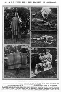Tommy Prints: A blanket converted into an overcoat for British soldiers