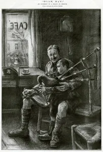 Cafe Prints: Blaw, Man! An incident in a billet in France, Arthur Garrat