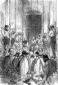 College Prints: Blessing the Bells of St. Pauls Cathedral, 1878