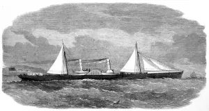 Images Dated 8th July 2004: The blockade runner Lizzie; American Civil War, 1864