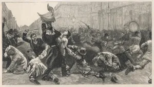 Riot Prints: Bloody Sunday riot in Trafalgar Square